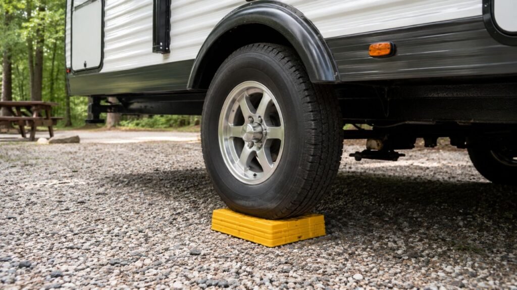 Can Trailer Tires Hang Over Leveling Blocks